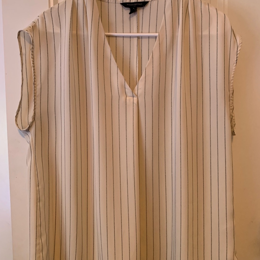 Banana Republic sheer blouse